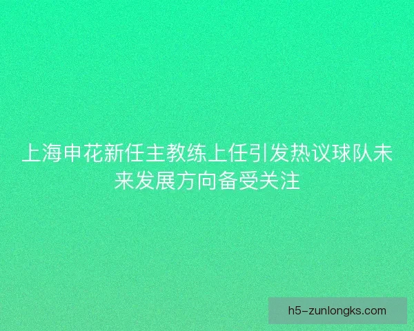 上海申花新任主教练上任引发热议球队未来发展方向备受关注